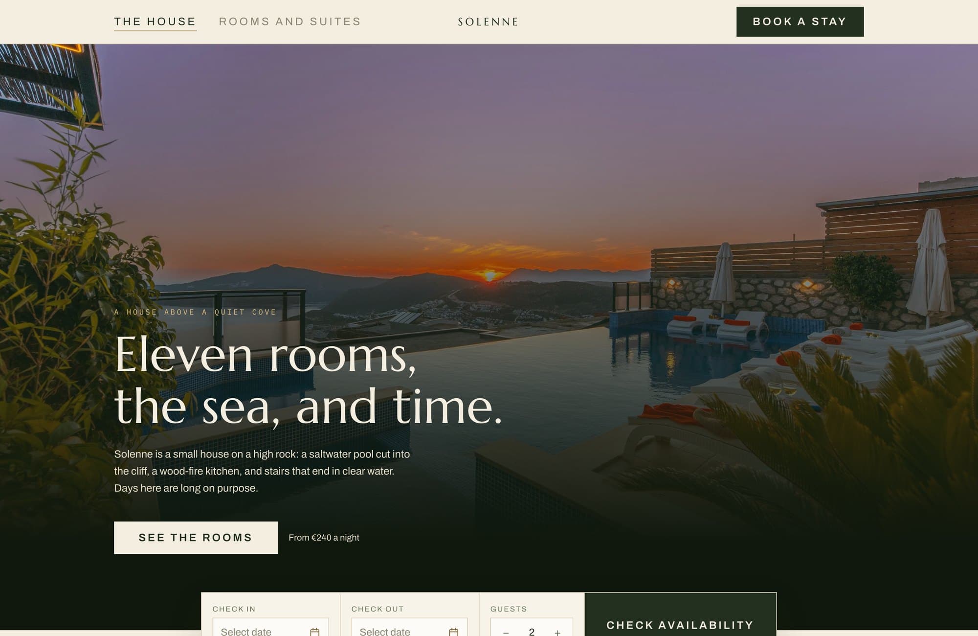 Luxury Hotel Website